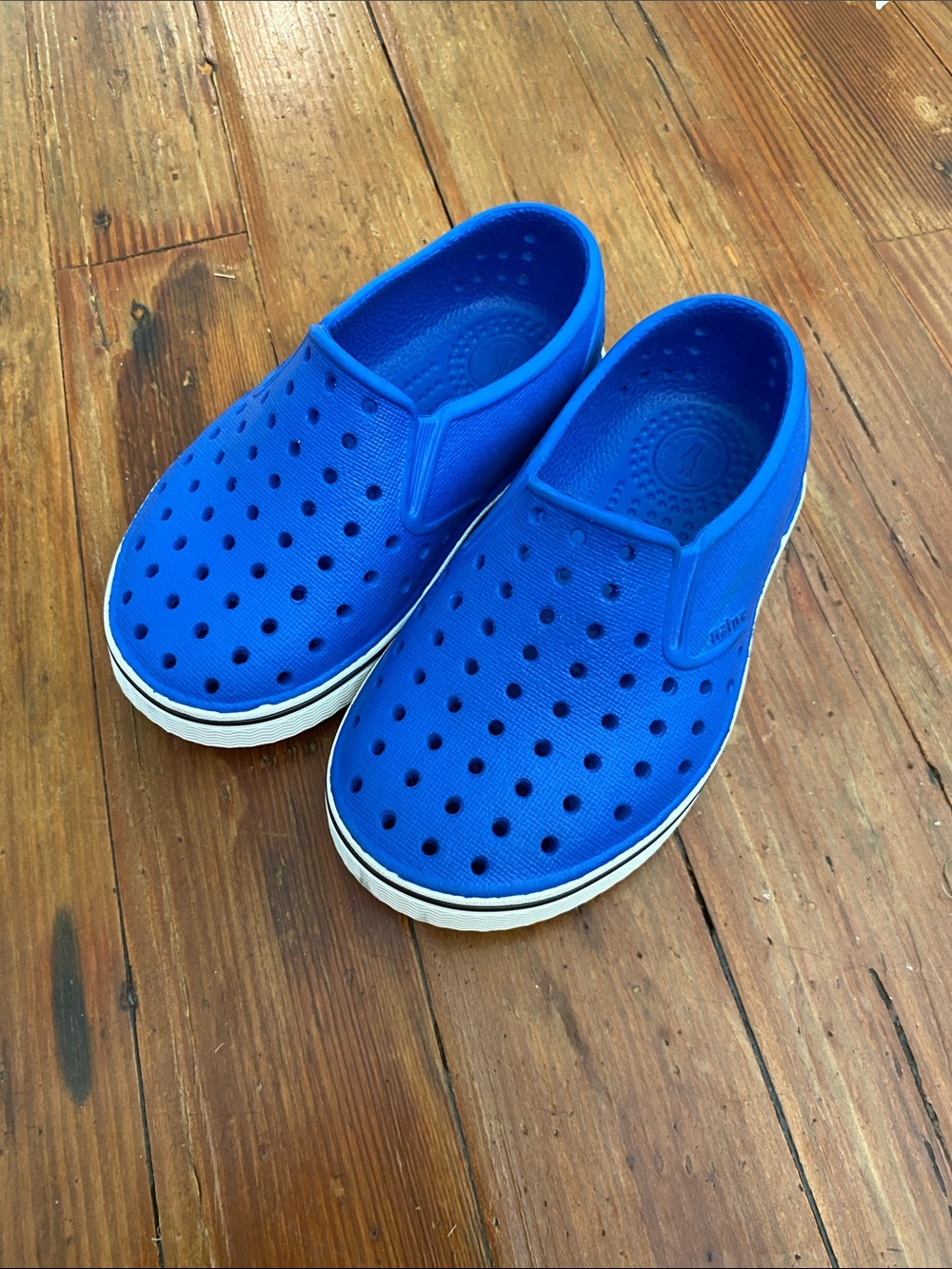 Native Kids Jefferson Slip On Rubber Water Shoes Blue Size C7
